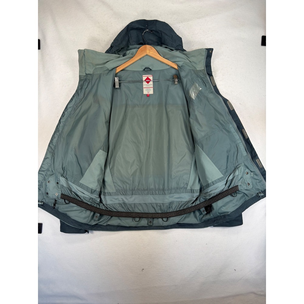 Foursquare Outerwear Mens Snowboard Jacket Large Colorblock Hooded Powder Skirt - Picture 6 of 15